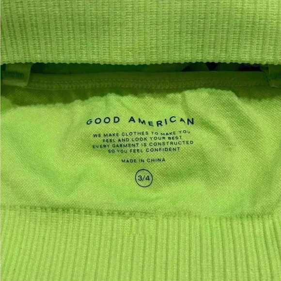 Good American Bralette Women's Size 3/4 (Large) Ribbed Athletic Bra - Picture 4 of 6